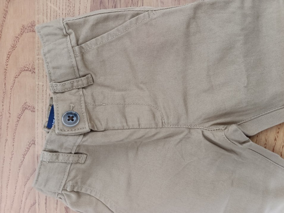 Erkek Bej Regular Fit Pamuklu Pantolon - Görsel 3