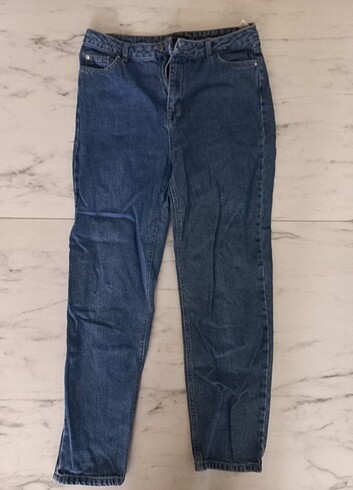 TRENDYOL KOT PANTOLON MOM JEANS