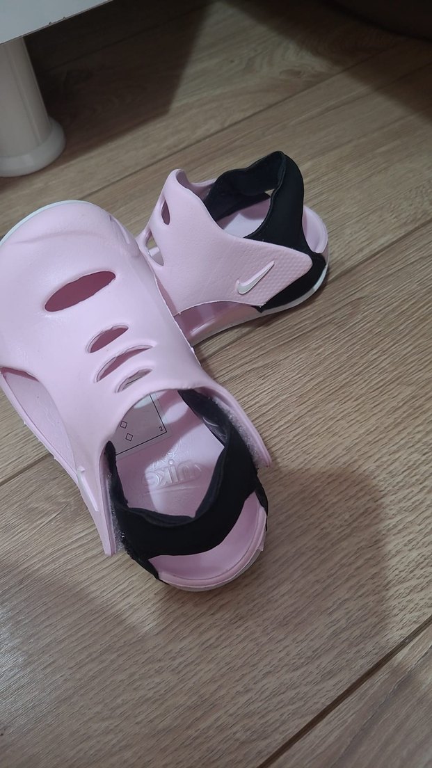 Nike Kız Çocuk Pembe Bantlı Terlik - Görsel 2