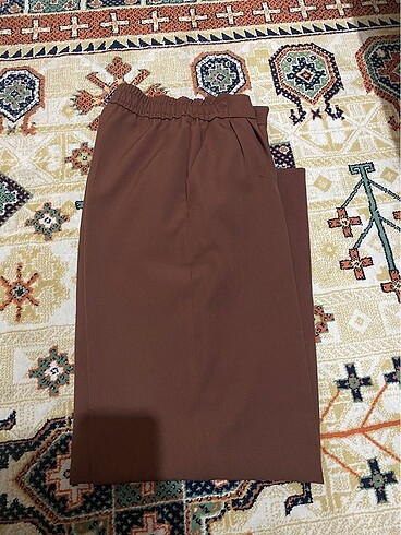 Kahverengi kumaş pantolon