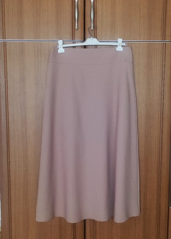 Bej Uzun Kadın Etek - Görsel 8