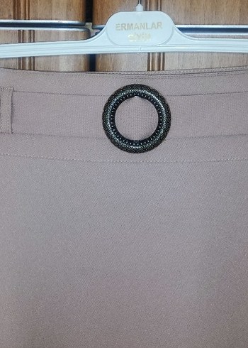 Bej Uzun Kadın Etek - Görsel 6