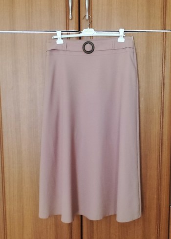 Bej Uzun Kadın Etek - Görsel 2