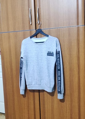 Gri Sweatshirt - Görsel 2