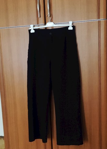 Siyah Kumaş Kadın Pantolon - Görsel 2