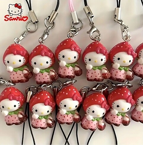 Hello Kitty HELLO KİTTY TELEFON CHARMI VE ANAHTARLIK