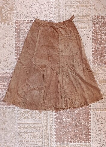 Vintage bohem süet etek