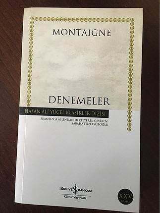 Denemeler - MONTAIGNE