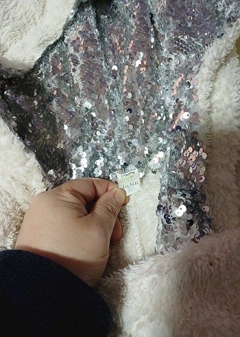 Kadın Gri Midi Uzun Kollu Kapşonlu Bornoz - Görsel 4