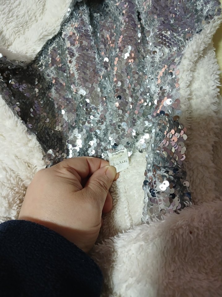 Kadın Gri Midi Uzun Kollu Kapşonlu Bornoz - Görsel 4