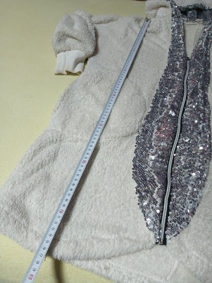 Kadın Gri Midi Uzun Kollu Kapşonlu Bornoz - Görsel 2