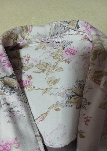 Gri Uzun Kollu Lohusa Sabahlık - Görsel 2