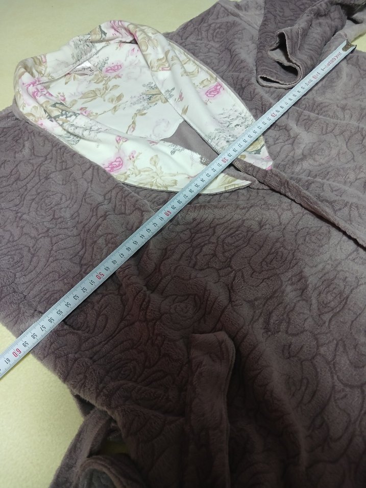 Gri Uzun Kollu Lohusa Sabahlık - Görsel 3