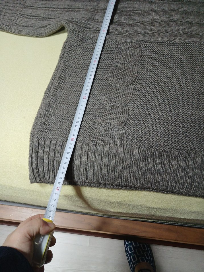 Gri Boğazlı Triko Kadın Kazak - Görsel 3