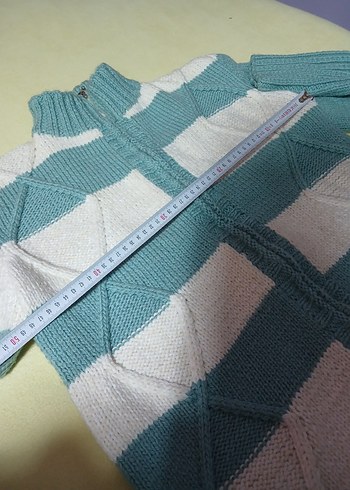 Erkek Çocuk Çizgili Triko Hırka - Görsel 5