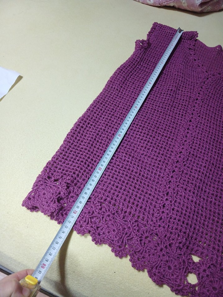 Mor Dantel Detaylı Triko Tunik - Görsel 3