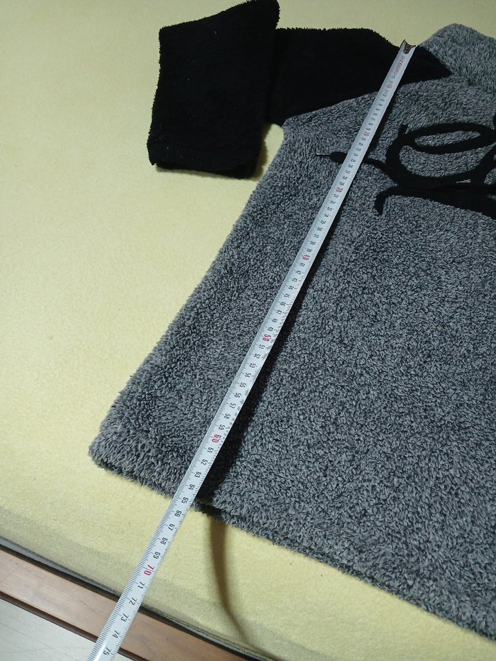 Gri Baskılı Erkek Triko Sweatshirt - Görsel 4