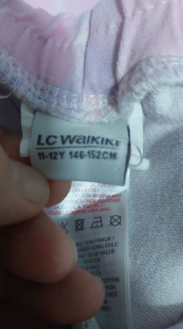 Kız Çocuk Pastel Batik Desenli Tayt - Görsel 2