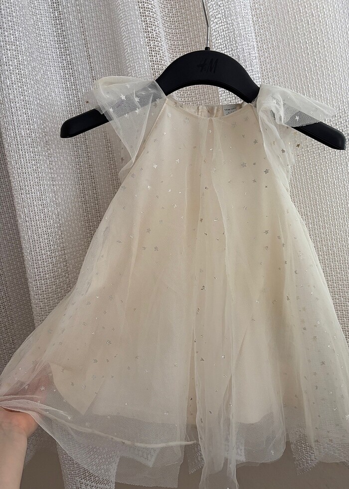 Parıltılı tül elbise - Görsel 2