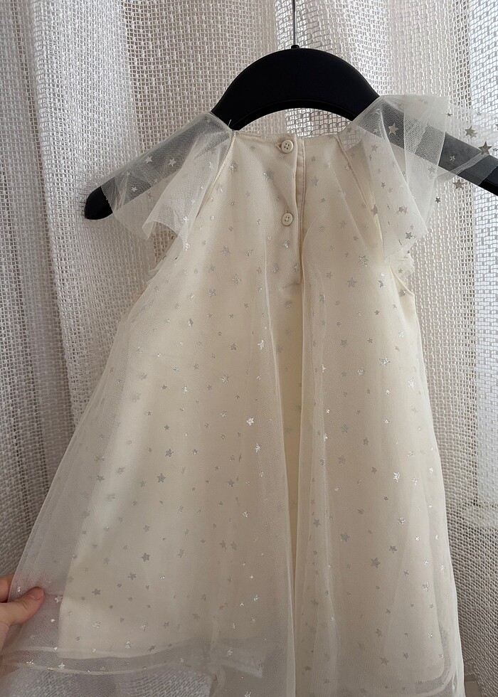 Parıltılı tül elbise - Görsel 3