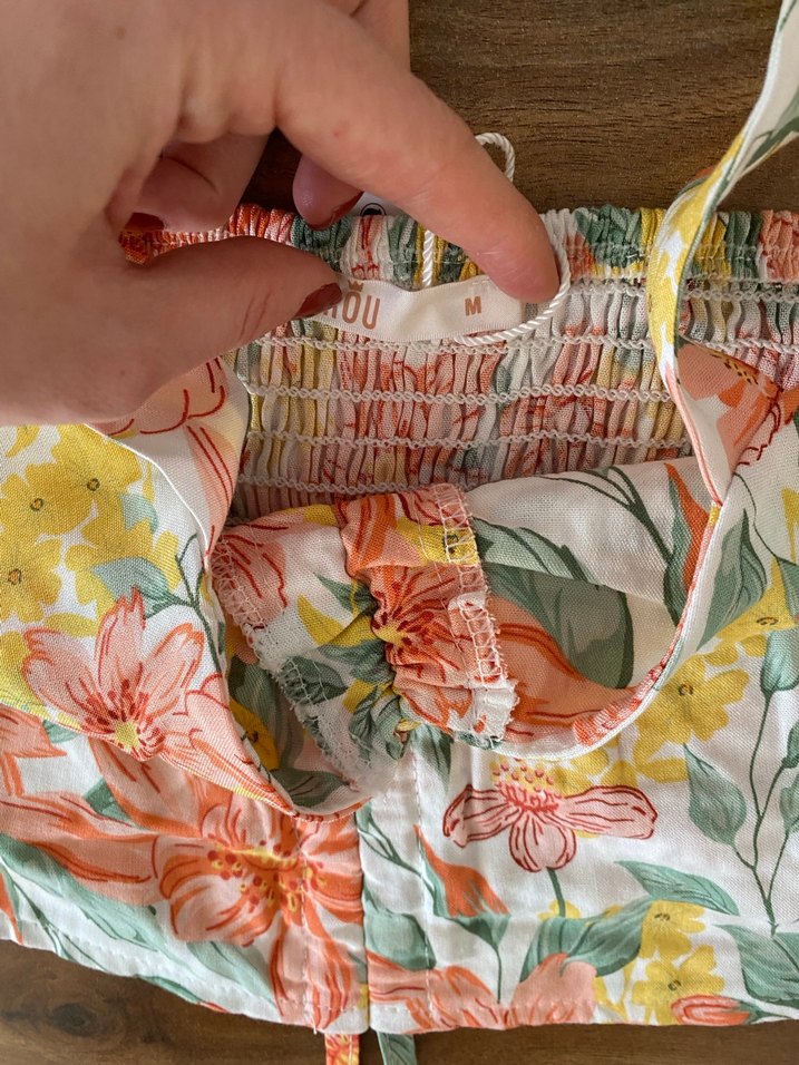 Çiçek Desenli Bohem Bluz - Görsel 5