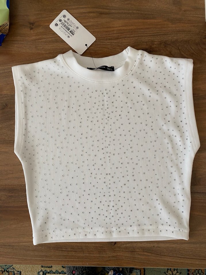 Taşlı Şık Bluz - Görsel 2