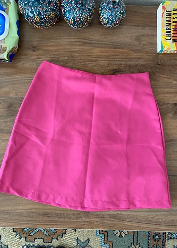 Pembe Mini Etek Kadın - Görsel 3