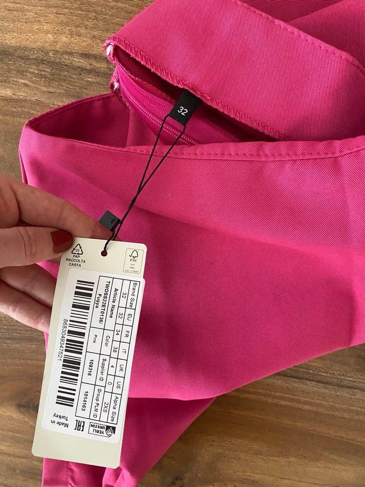 Pembe Mini Etek Kadın - Görsel 5