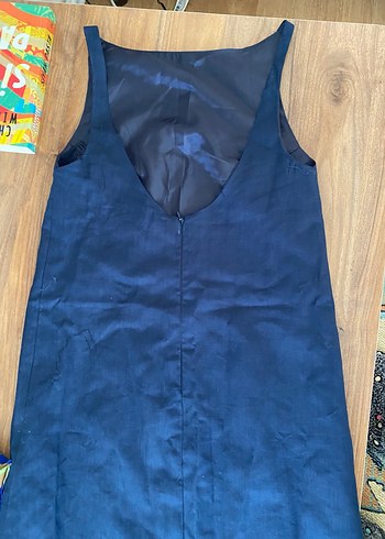 Lacivert kısa günlük elbise - Görsel 2