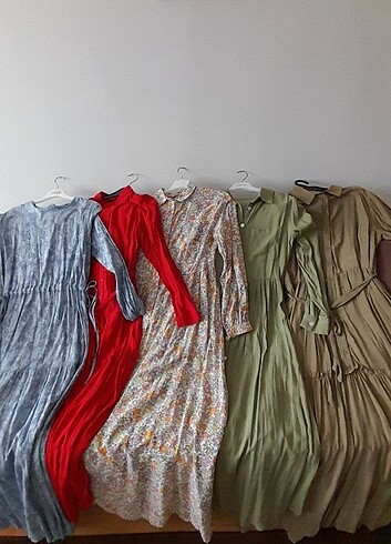 xl Beden çeşitli Renk Yazlık elbiseler