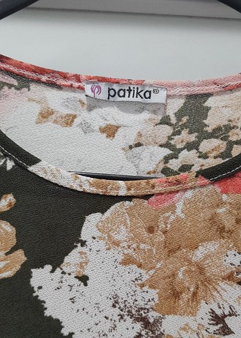 42 Beden çeşitli Renk Çiçek Desenli Uzun Kollu Kadın tunik