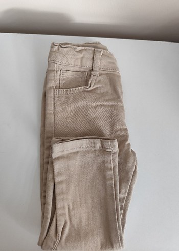 LC Waikiki Düğmeli Bej Erkek Pantolon