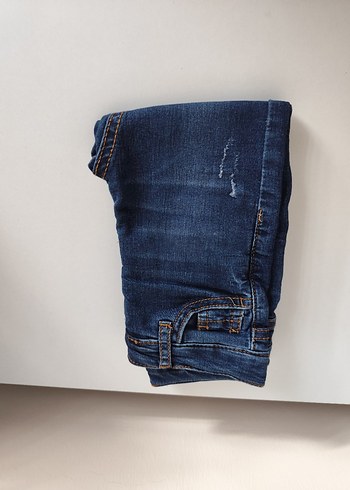 LC Waikiki Erkek Koyu Mavi Düğmeli Slim Denim Pantolon
