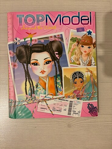 Top Model Around The World Boyama Kitabı