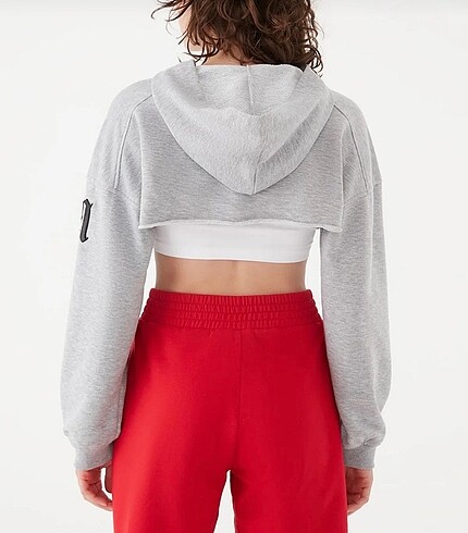 s Beden MAVİ kapüşonlu sweatshirt