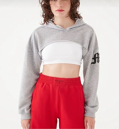 MAVİ kapüşonlu sweatshirt