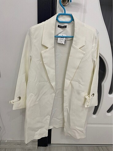 Beyaz Blazer Ceket Yeni etiket üstünde