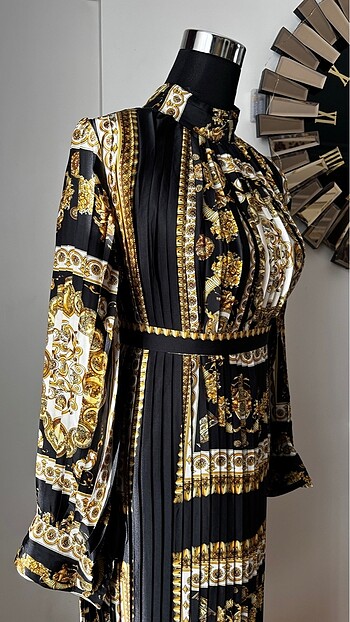 universal Beden siyah Renk Versace elbise