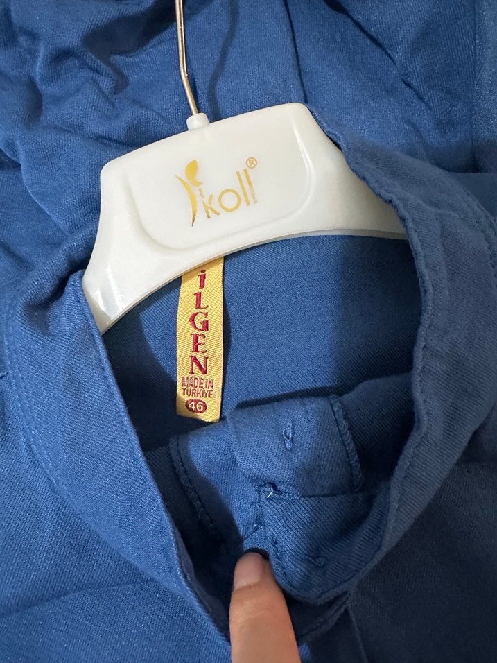 Mavi kadın tunik - Görsel 5