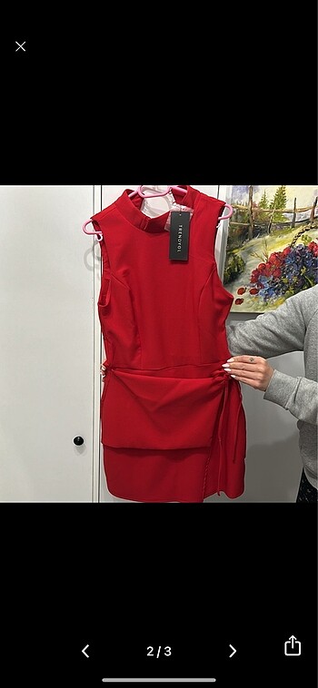 Trendyol & Milla trendyolmilla kirmizi elbise
