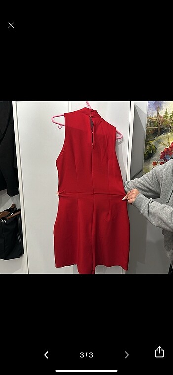 xs Beden trendyolmilla kirmizi elbise