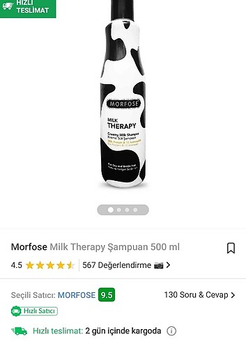 Morfose Süt Şampuan