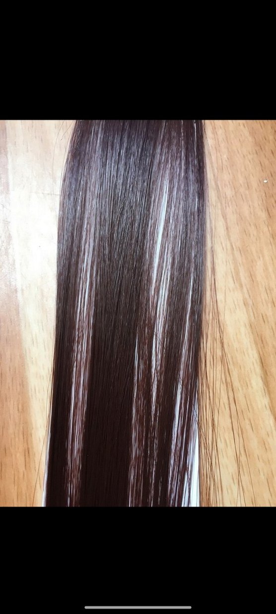 kızıl çikolata saç postiş - Görsel 2