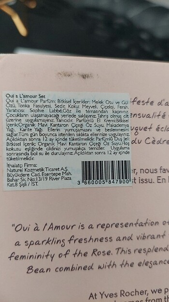  Beden Renk Yves rocher