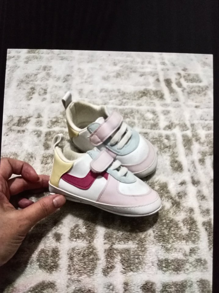 Kız Çocuk Çok Renkli Bağcıklı Spor Ayakkabı - Görsel 5