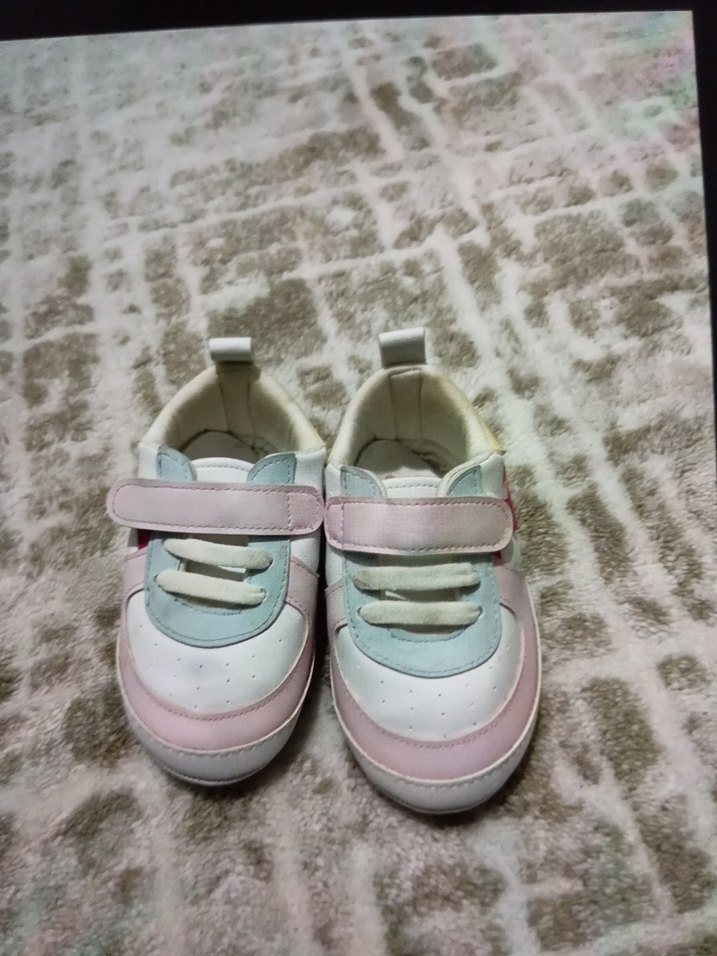 Kız Çocuk Çok Renkli Bağcıklı Spor Ayakkabı - Görsel 2