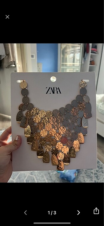 zara aksesuar kolye