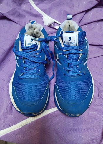 Diğer Mavi Erkek Çocuk Spor Ayakkabı Velcro Bağcıklı