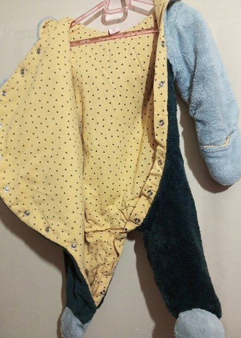 Gri Bebek Erkek Peluş Tulum - Görsel 8