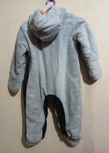 Gri Bebek Erkek Peluş Tulum - Görsel 5